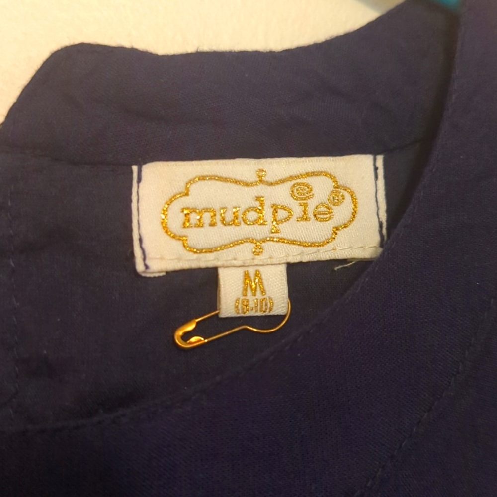Mud Pie Navy Tassel Dress - Picture 2 of 3